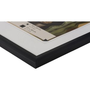 Dřevěný rám Henzo Artos 21x30 cm černý Rám na dokumenty DIN A4 na výšku