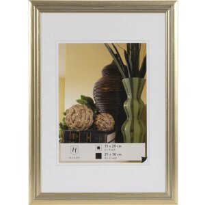 Dřevěný rám DIN A4 Artos 21x30 - zlatý
