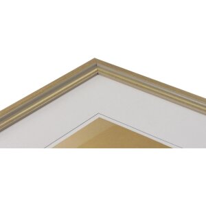 Dřevěný rám DIN A4 Artos 21x30 - zlatý