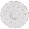Clayre & Eef 6GL0225 Snídaňový talíř Ø 20 cm skleněný kulatý talíř