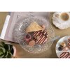 Clayre & Eef 6GL0226 Skleněný kulatý jídelní talíř Ø 22 cm