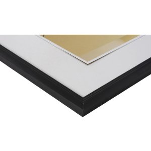 Dřevěný rám Henzo Artos 30x40 cm černě mořené dřevo s čirým sklem