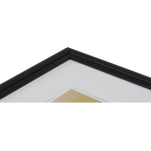 Dřevěný rám Henzo Artos 30x40 cm černě mořené dřevo s čirým sklem