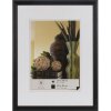 Dřevěný rám Henzo Artos 30x40 cm černě mořené dřevo s čirým sklem