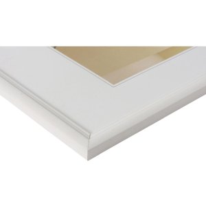 Henzo rám na obrazy Artos wood 30x45 cm bílý s čirým sklem vysoký horizontální