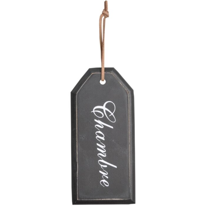 Clayre & Eef Etikett Cambre 7x5 cm dezent Deko-Anhänger