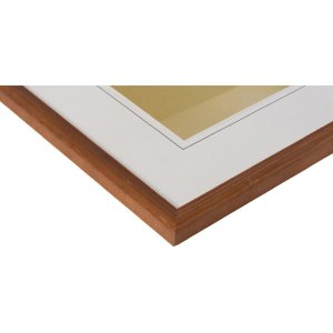 Dřevěný obrazový rám Henzo Artos 40x50 cm tmavě hnědý na výšku na šířku