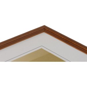 Dřevěný obrazový rám Henzo Artos 40x50 cm tmavě hnědý na výšku na šířku