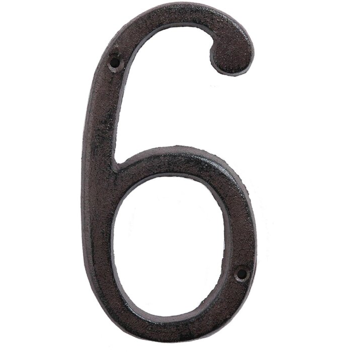 Číslo (6) 15cm číslo domu
