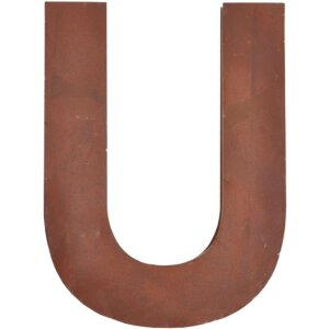 Clayre & Eef Letter U 20 cm Einzelbuchstabe Eisen...