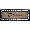 Rohožka Welcome černá 120x45 cm