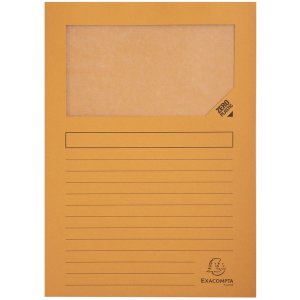 Exacompta složky s okénky Forever A4 z recyklovaného kartonu 120g, balení 10 ks, různé druhy