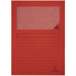 Exacompta složky s okénky Forever A4 z recyklovaného kartonu 120g, balení 10 ks, různé druhy