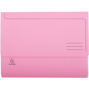 Packung mit 10 Aktenmappen mit Verschlußkappe A4 rosa
