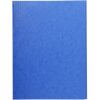 Exacompta 56407E Sammelmappe 3 Klappen A4 blau Manila-Karton 400g