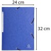 Exacompta 55950E A4+ Scotten složka 3 chlopně různé barvy