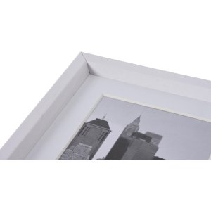 Plastový rám 20x20 cm METALLICA - bílý