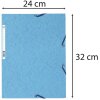 Exacompta složka elastická 3 chlopně DIN A4 400g různé barvy
