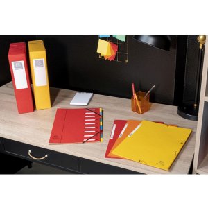 Složka Exacompta A4+ 400g Manila pastelové barvy s gumičkou 24 x 32 cm
