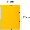 Exacompta 5519E Rohový pořadač žlutý A4 Manila karton 400g 250 listů