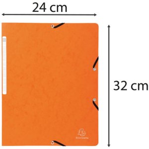 Rohový pořadač z manilského kartonu 400 g Nature Future, pro formát DIN A4, oranžový