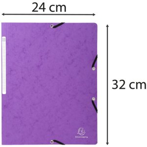 Rohový pořadač z manilského kartonu 400 g Nature Future, pro formát DIN A4, fialový