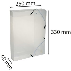 Archivní box 60mm PP Crystal
