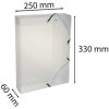 Archivní box 60mm PP Crystal