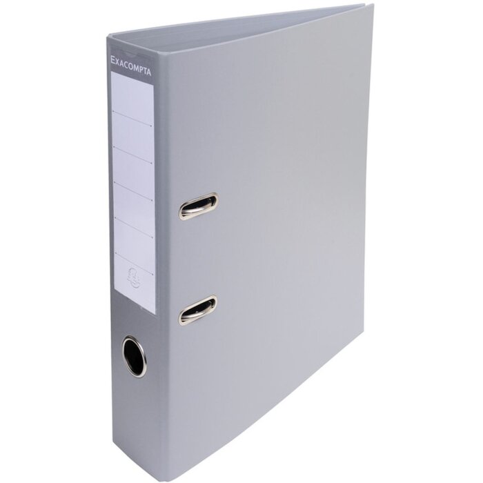 Exacompta 53740E Složka A4 70 mm šedá PVC 2 kroužky až na 550 listů