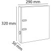 Složka Exacompta A4 Premium 50 mm červená