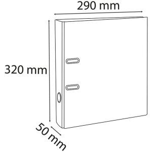 Exacompta složka A4 Premium 50 mm 2 kroužky pastelové barvy robustní
