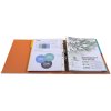 PREMTOUCH PP pořadač se 2 kroužky, hřbet 80 mm, DIN A4 extra široký Oranžový