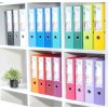 PREMTOUCH PP pořadač se 2 kroužky, hřbet 80 mm, DIN A4 extra široký Žlutý