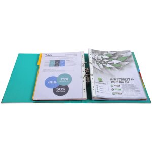 PREMTOUCH PP pořadač se 2 kroužky, hřbet 50 mm, DIN A4...