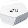 Složka z recyklovaného kartonu 2 kroužky 80 mm hřbet Navždy DIN A4 čokoláda