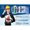 Kroužková vazba A4 Chromaline Krea Cover 30 mm bílá průhledná