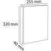 Kroužkový pořadač PP 4 kroužky 30 mm, pro formát DIN A4, modrý