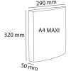 Kroužkový pořadač Exacompta A4 Exactive PP 30 mm černý