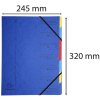 Exacompta 54070E Organizační složka Manila karton 400g 7 přihrádek elastická šňůrka DIN A4