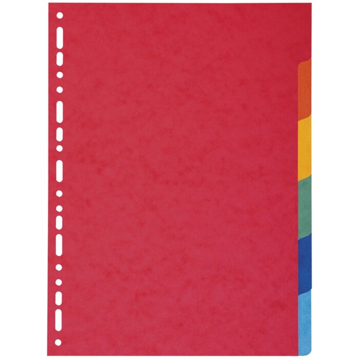 Exacompta 2006E Register Nature Future DIN A4 6 Taben Manila-Karton 220g