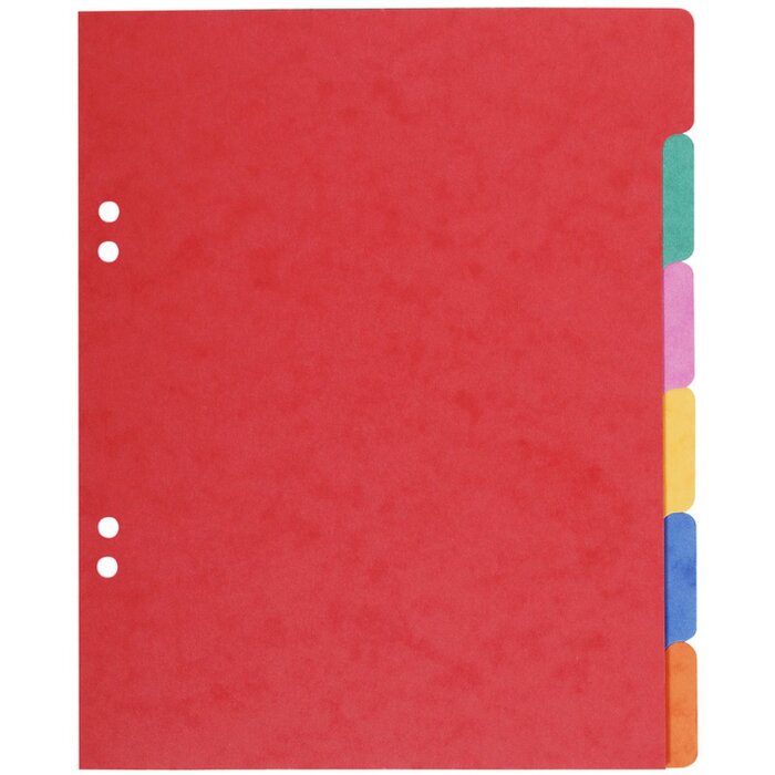 Exacompta Nature Future Register 17x22 cm mit 6 Taben, beige, 225 g