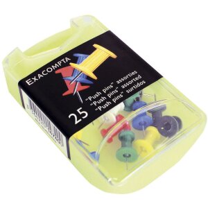 Exacompta 14920E Pinnwandnadeln Blisterbox 25 Stück...