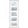 Rám galerie Walther New Lifestyle stříbrný 5 fotografií 10x15 cm