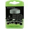 Krabička 8 magnetů, Ø12 mm, stříbrná