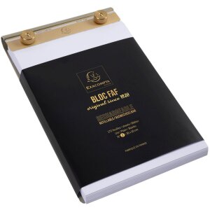 Exacompta 12112E Block FAF mit Einlage blanko 16x10cm 170...