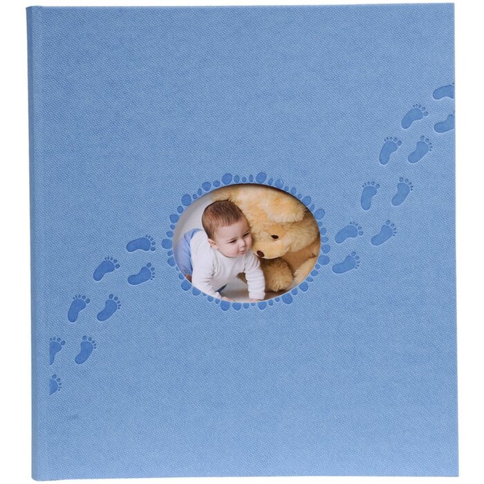 Exacompta dětské fotoalbum Piloo modré 29x32 cm 60 bílých listů ze skelného papíru