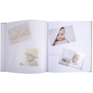 Exacompta dětské fotoalbum Piloo modré 29x32 cm 60 bílých listů ze skelného papíru