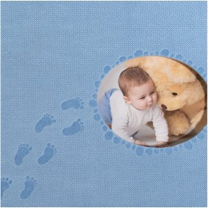 Exacompta dětské fotoalbum Piloo modré 29x32 cm 60 bílých listů ze skelného papíru