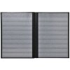 Exacompta Briefmarkenalbum Kunstledereinband Schwarz 48 Seiten 22,5x30,5 cm
