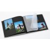 Walther fotoalbum plátěné ČERNÁ BÍLÁ 30x30 šedá 50 černých stran